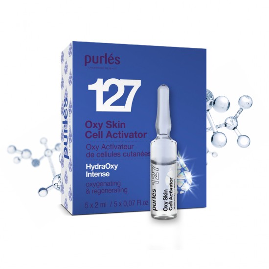 127 Purlés Oxy Skin Oksijen Verici & Hücre Yenileyici Cilt Serum 5 ampul x2 ml