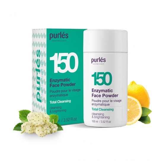 150 Purlés Enzymatic Face Powder Leke Karşıtı Yıkama ve Peeling (2'si1arada) 100 ml
