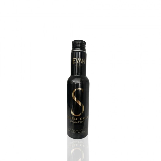 EVAN Care Coffee Gold Shampoo Tüm Saç tipleri için Tuzsuz ve Sülfatsız Şampuan 100 ml